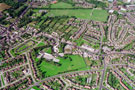 Aerial view of Ecclesfield area. Ecclesfield Town Primary School, centre. Monteney Road, Wordsworth Avenue and High Street in foreground