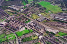 Aerial view of Darnall area. Darnall Cemetery, Darnall Road, left. Staniforth Road, centre. Acres Hill Lane and Parkway Markets, top right