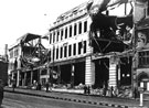 City Stores, Brightside and Carbrook Co-operative Society, Exchange Street/Waingate, after air raid