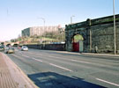 Midland Station, Sheaf Street with Park Hill Flats in the background