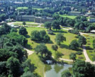 Elevated view from University of Sheffield Arts Tower of Weston Park
