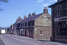 No. 18 Black Bull public house (extreme right) and Nos. 20 - 30 etc, Church Street, Ecclesfield showing the junction with St. Mary's Lane 