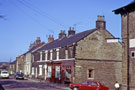 View: w01345 No. 18 Black Bull public house (extreme right) and Nos. 20-30 etc, Church Street, Ecclesfield showing the junction with St. Mary's Lane 
