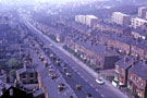 Elevated view of the junction of Ellesmere Road from All Saints Church, Burngreave Elevated view of the junction of Ellesmere Road from All Saints Church, Burngreave