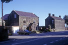 Cottage opposite St. Mary's Church, Bolsterstone showing the junction with Judy Street, summer 1974