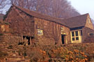 Barn at Peas Bloom, Sunny Bank Road near Bolsterstone from the S.W., spring 1975