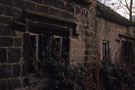 Mullioned windows at the rear of the Farmhouse at The Oaks, Midhopestones, spring 1976