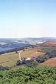 Panoramic view of Bradfield and Dale Dyke from Hoyles Farm, summer 1976