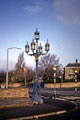 Multi-Lantern lamppost, Norfolk Park entrance, Granville Road