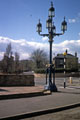 View: w01799 Multi-Lantern lamppost, Norfolk Park entrance, Granville Road