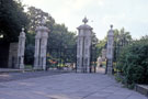 View: w01825 Godfrey Sykes Gates at the entrance to Weston Park, Western Bank