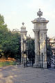Godfrey Sykes Gates at the entrance to Weston Park, Western Bank