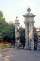 View: w01826 Godfrey Sykes Gates at the entrance to Weston Park, Western Bank