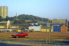 Looking towards Claywood Flats (left) and the Cholera Monument from Suffolk Road