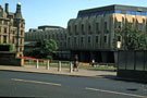 Peace Gardens; Townhall and Town Hall extension (known as the Egg Box (Eggbox)) from Pinstone Street
