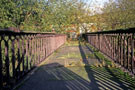 Old Iron Bridge across the River Don