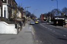 Pitsmoor Road (left) and Barnsley Road, separated by a wall