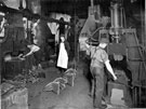Edge tool production, shovel and fork forging, Ward and Payne Ltd., Limbrick Works, Limbrick Road Edge tool production, shovel and fork forging, Ward and Payne Ltd., Limbrick Works, Limbrick Road