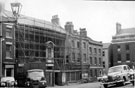 Nos. 20 - 14 Paradise Square, showing building works to No. 18 the former Middle Class School (Hebblethwaite's Academy), later became the AA