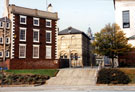 View: y00032 Leader House, Surrey Street. Masonic Hall in background