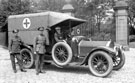 Ambulance at 3rd Northern General Base Hospital, Broomhall, World War I Ambulance at 3rd Northern General Base Hospital, Broomhall, World War I