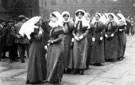 Nurses from 3rd Northern General Base Hospital at a Memorial Service, World War I