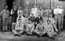 Nurses and patients, 3rd Northern General Hospital, Longshaw Lodge Auxiliary Hospital, Grindleford, World War I