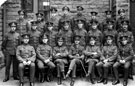 Lieut. D. Stout and staff, 3rd Northern General Base Hospital, Broomhall, World War I