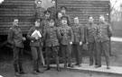 Outside the Sergeant's Mess, 3rd Northern General Base Hospital, Broomhall, World War I