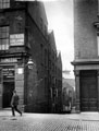 Exchange Lane from Exchange Street, 1913-1914, Nos. 51 - 53 Exchange Street, Durham Ox public house(right)