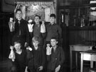 Boys with their Puppet Show, Wadsley Bridge Council School, Penistone Road North