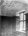 Window, showing oak panelling and plaster work at Carbrook Hall, Attercliffe Common
