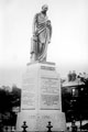 View: y00384 James Montgomery Monument, General Cemetery. The Christian Poet died April 30, 1854, aged 83. Monument described as elegant, including a fine bronze statue. Situated to west end of C of E Chapel, later moved to Cathedral