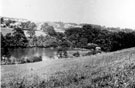 General view of Fulwood showing Forge Dam in foreground