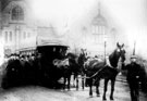Horse drawn tram No. 43 on Harcourt Road, St. John's Methodist Church in background