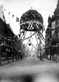 Decorations on Cambridge Street for the royal visit of Queen Victoria