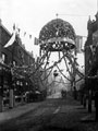 Decorations on Cambridge Street for the royal visit of Queen Victoria
