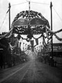 Decorations for Queen Victoria's visit, South Street, Moor at junctions with Earl Street and Rockingham Street