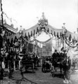 View: y00624 Decorative arch for royal visit of Queen Victoria, High Street