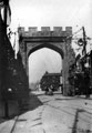 Decorative arch on West Street for the royal visit of King Edward VII and Queen Alexandra