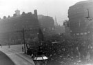 Statue of Queen Victoria, Town Hall Square, before unveiling