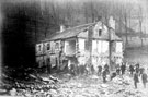 Sheffield Flood, remains of Daniel Chapman's House at Little Matlock, Loxley, household of six people were washed away and drowned
