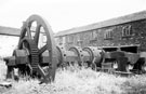 Jessopp's Tilt Hammers, Abbeydale Works, former premises of W. Tyzack, Sons and Turner Ltd., manufacturers of files, saws, scythes etc., prior to restoration and becoming Abbeydale Industrial Hamlet Museum, Warehouses in background