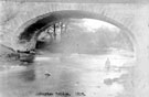 Ashopton Bridge over the River Derwent to the west of the village