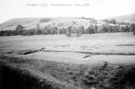 View: y01099 Derwent Hall foundations, Ladybower Reservoir, exposed after the droughts of 1959
