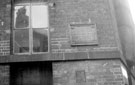 James Montgomery Plaque, showing the site of the Iris printing office, Sheffield Telegraph Offices, Hartshead