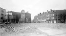 Site of demolished Brunswick Wesleyan Chapel, looking towards junctions of London Road, Cemetery Road, Ecclesall Road and The Moor