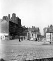 Holly Street from Barkers Pool, before construction of City Hall, right, premises on left include Ivory Works and Cutlery Works