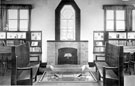 Junior Library Fireplace and Window, Woodhouse Branch Library, Tannery Street, opened 20th May 1931, cost &uacute;4,500, site &uacute;500