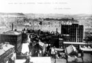 South east view of Sheffield from the roof of the Town Hall. Surrey Street, left (including the old Free Central Library, formerly the Mechanics Institute), Walker and Hall, Electro Works, right. Park district in background South east view of Sheffield from the roof of the Town Hall. Surrey Street, left (including the old Free Central Library, formerly the Mechanics Institute), Walker and Hall, Electro Works, right. Park district in background